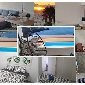 En Primera Línea De Mar Y Piscina - Azur - El Ancla - - Costa Adeje Apartamento Callao Salvaje